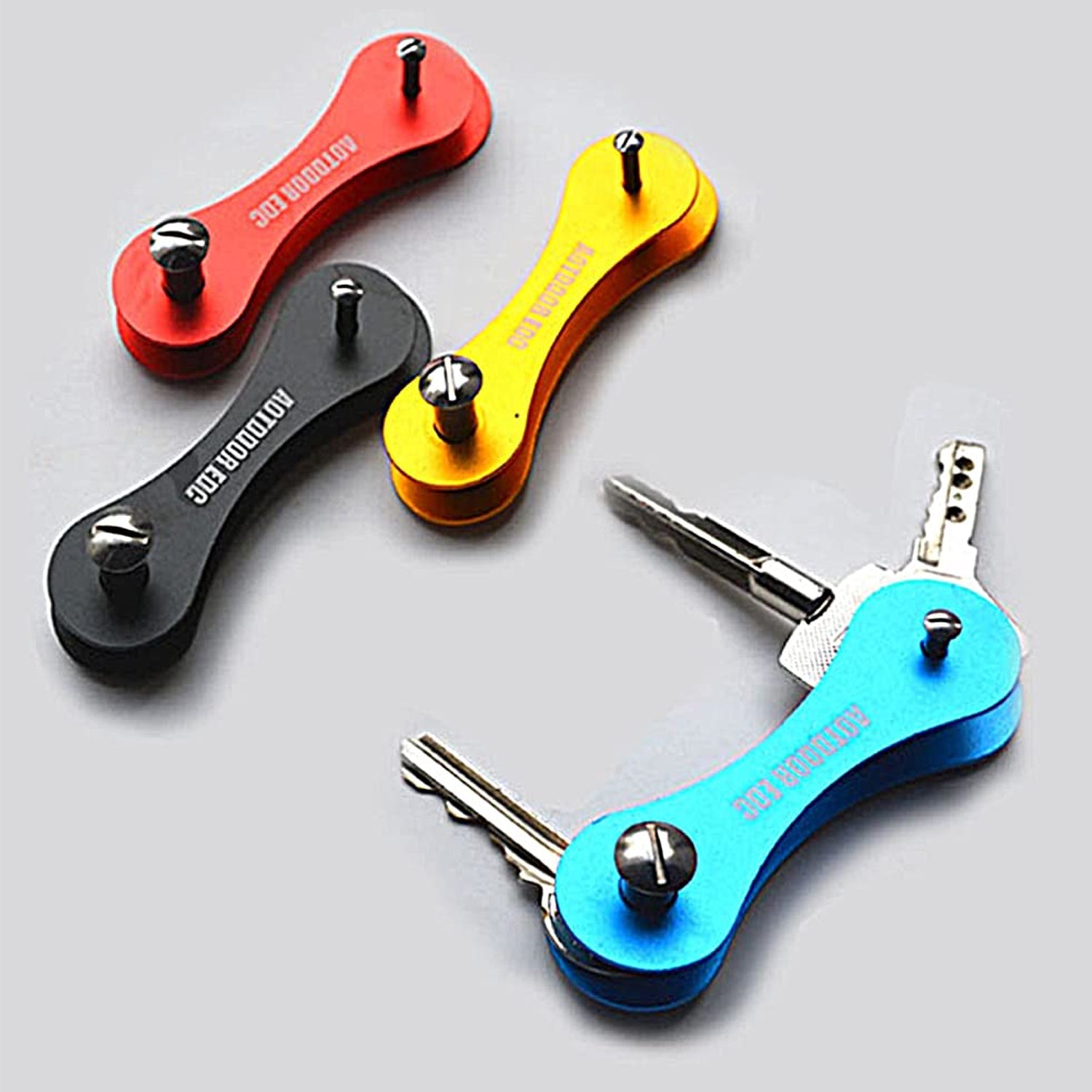 Metal Key Holder Multifunctional Portable Key Accessory (1 Pc / Mix Color) Metal Key Holder Multifunctional Portable Key Accessory (1 Pc / Mix Color)